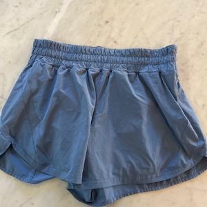 Lululemon Blue Track that short 5” inseam